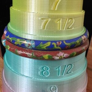 Vintage Cloisonné Bangle Bracelet Set